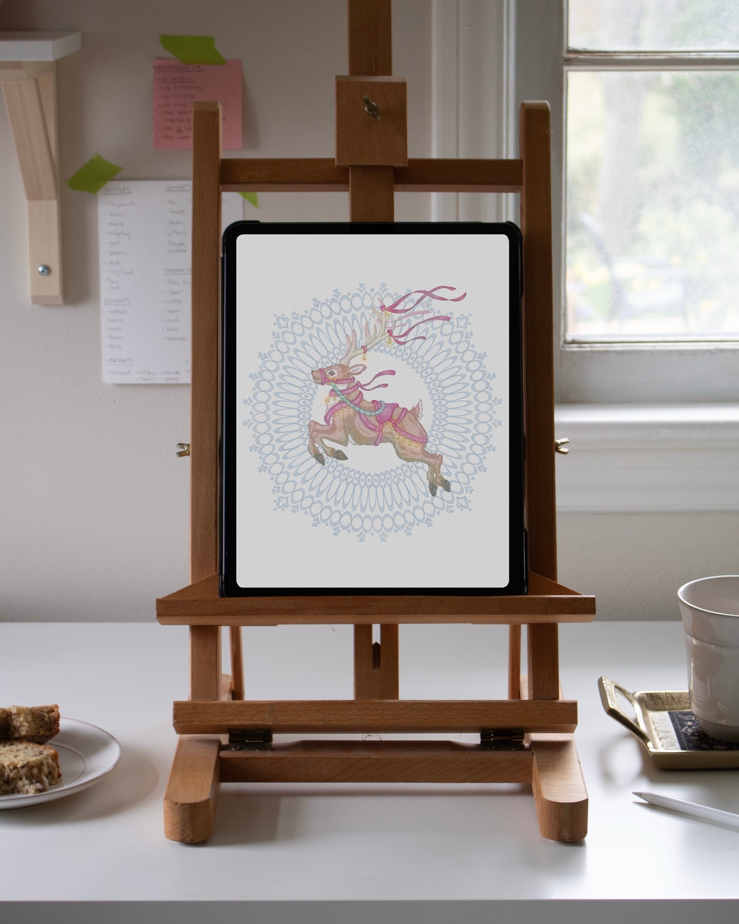 Christmas Reindeer 8x10 Archival Print