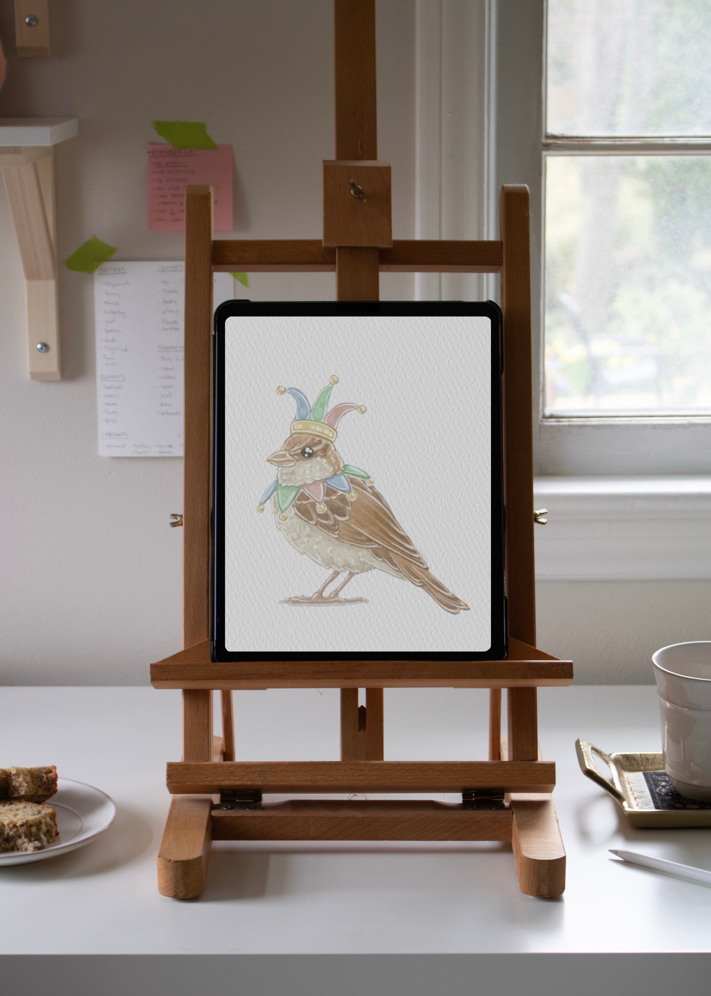 Silly Sparrow 5x7 Archival Print
