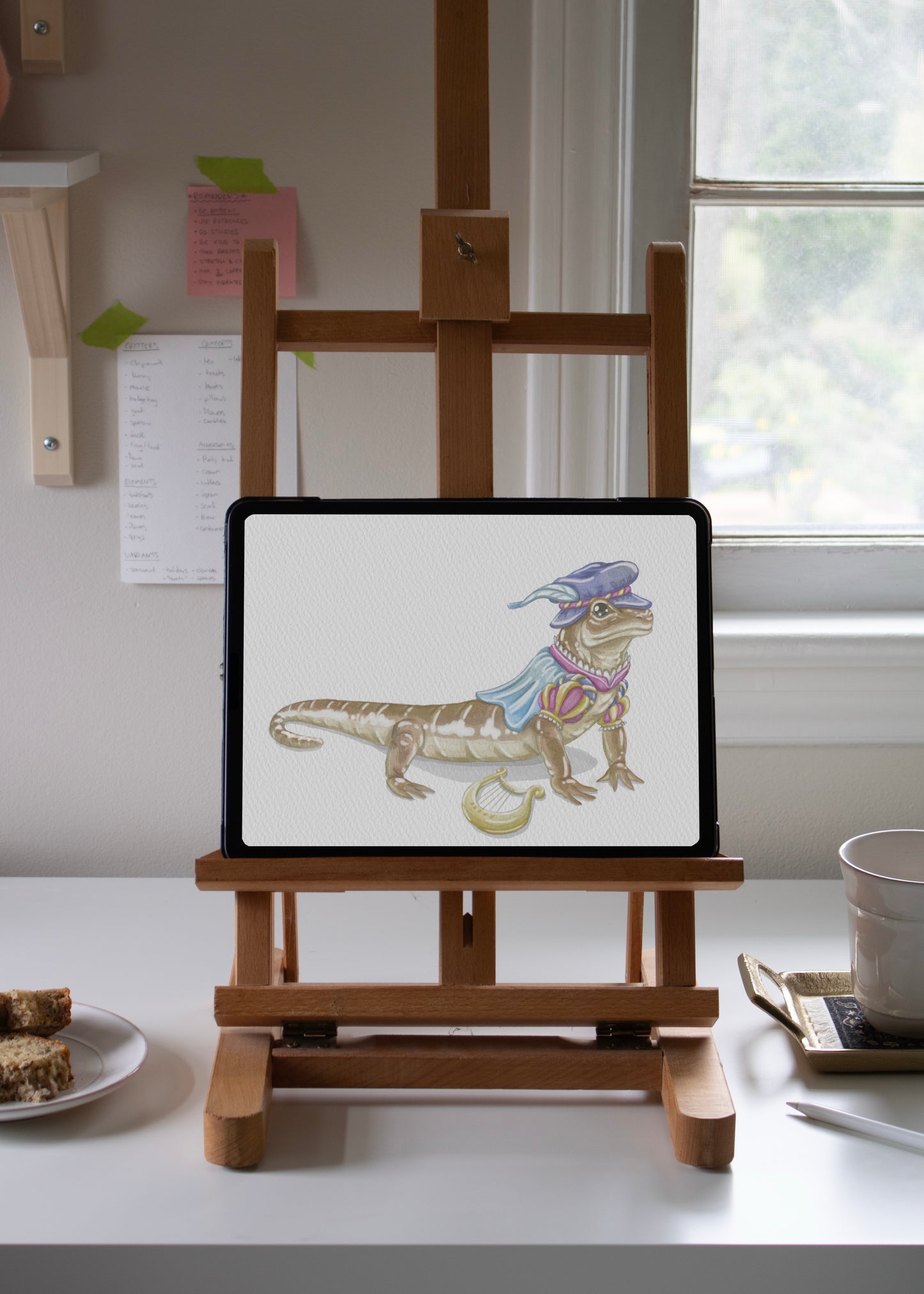 Salamander Bard 5x7 Archival Print