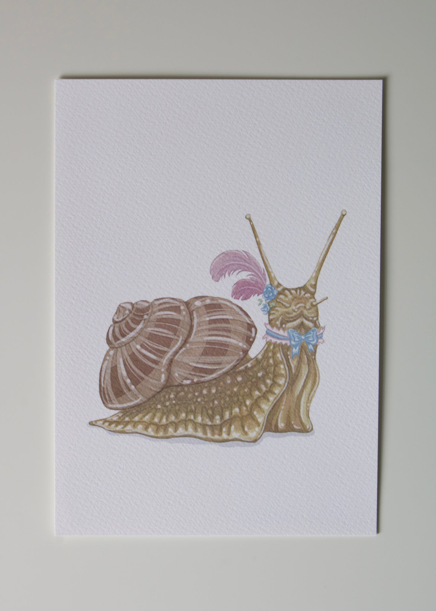 Madame Snail 5x7 Archival Print