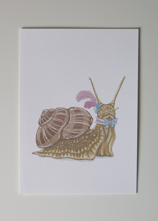 Madame Snail 5x7 Archival Print