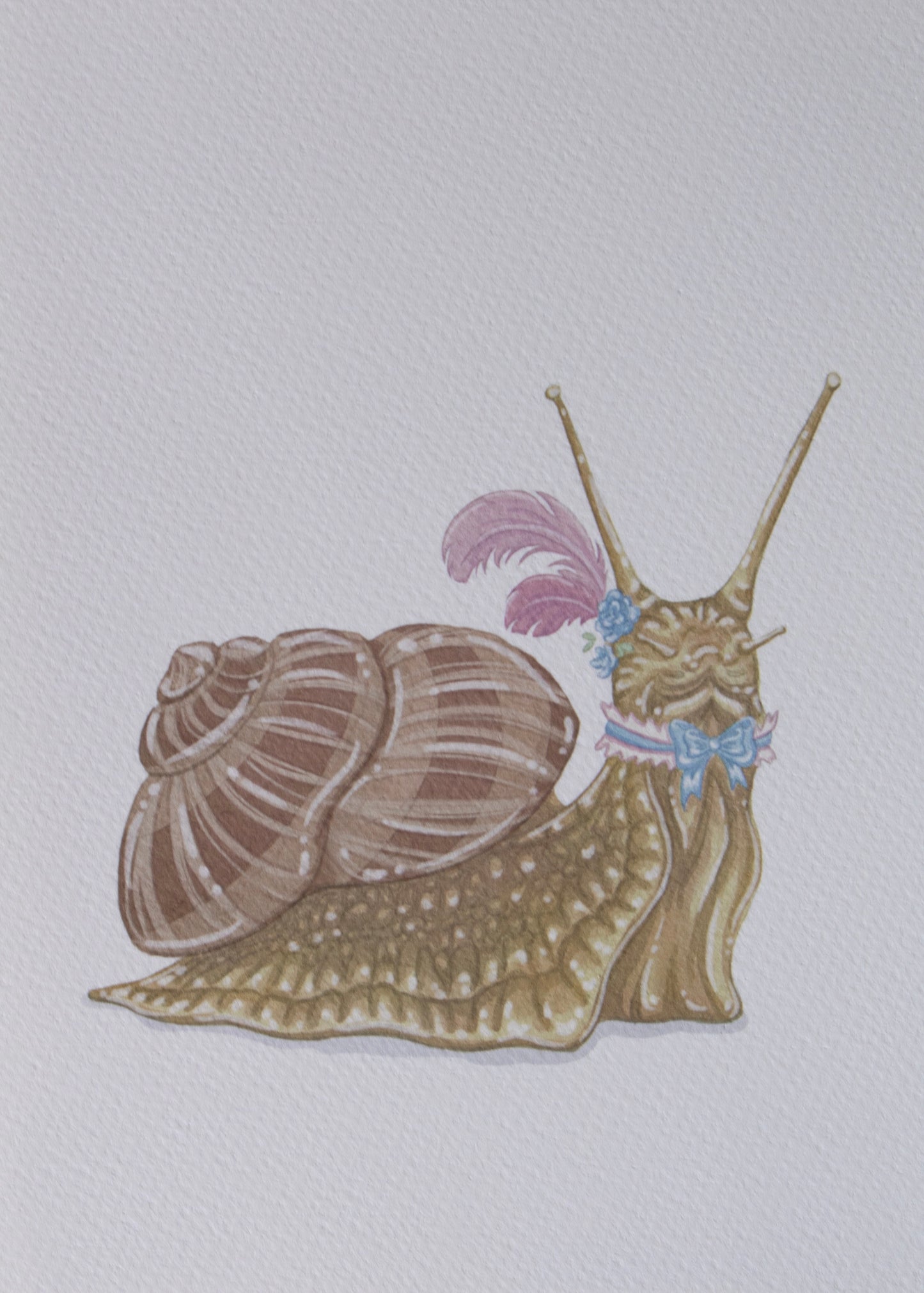 Madame Snail 5x7 Archival Print