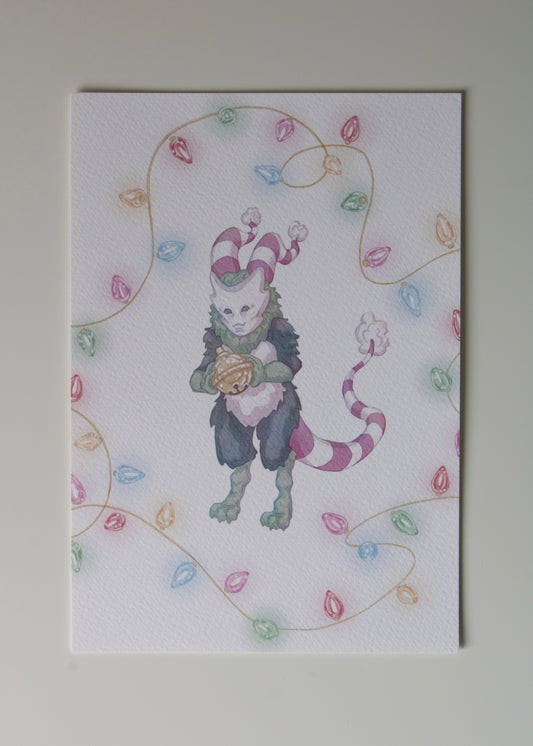 Jingle Bell Thief 5x7 Archival Print