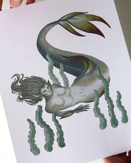 Mermaid 8x10 Archival Print